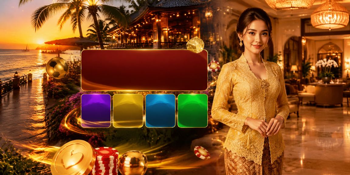 Paparan laman taruhan sukan Malaysia dengan tema kebaya tradisional